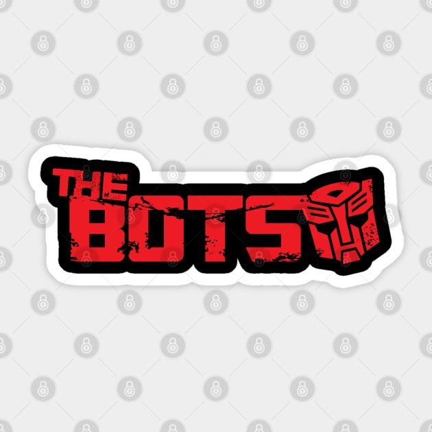 The Bots (The Boys X Transformers Mashup) Sticker by Rodimus13